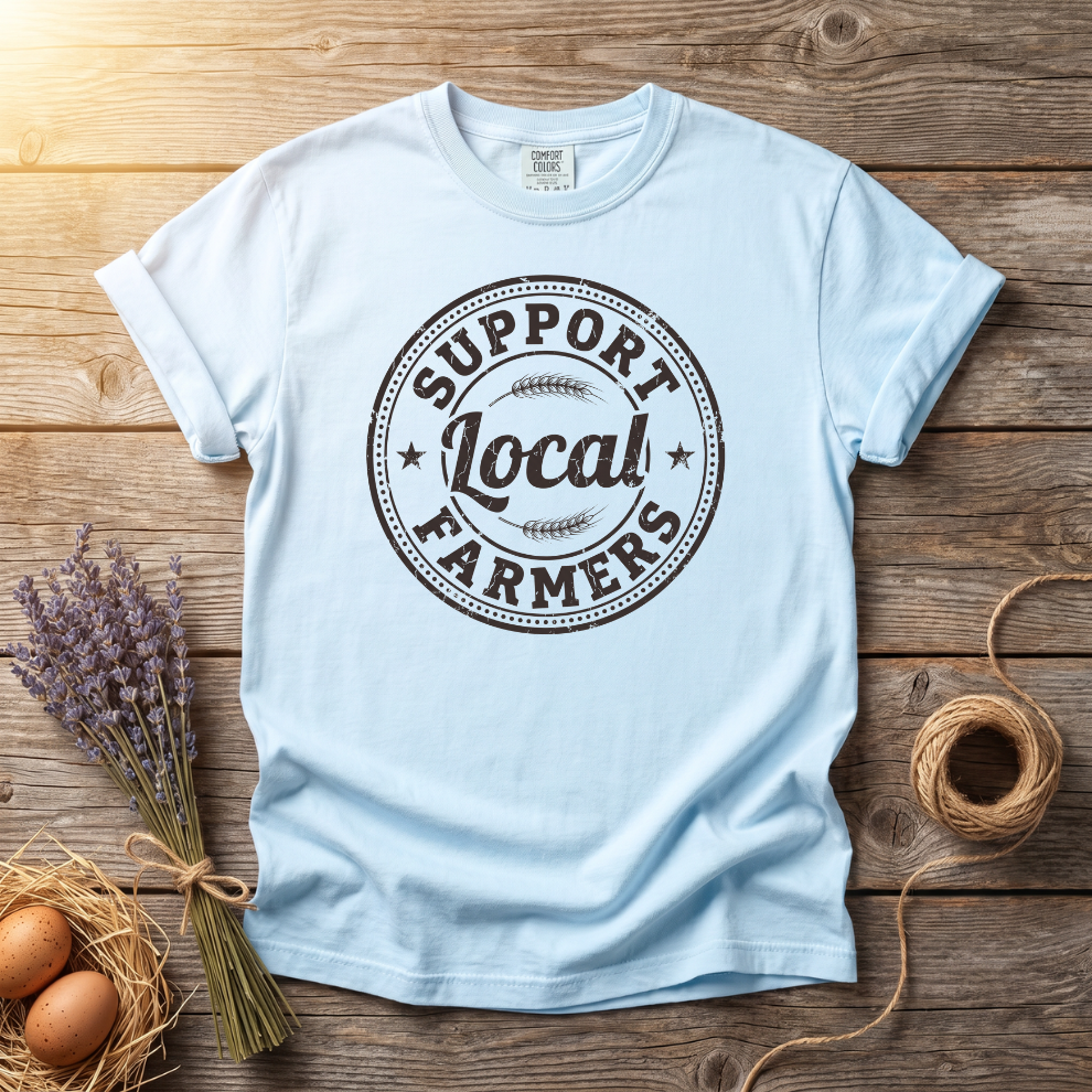 Support Local Farmers Stamp Unisex T-Shirt