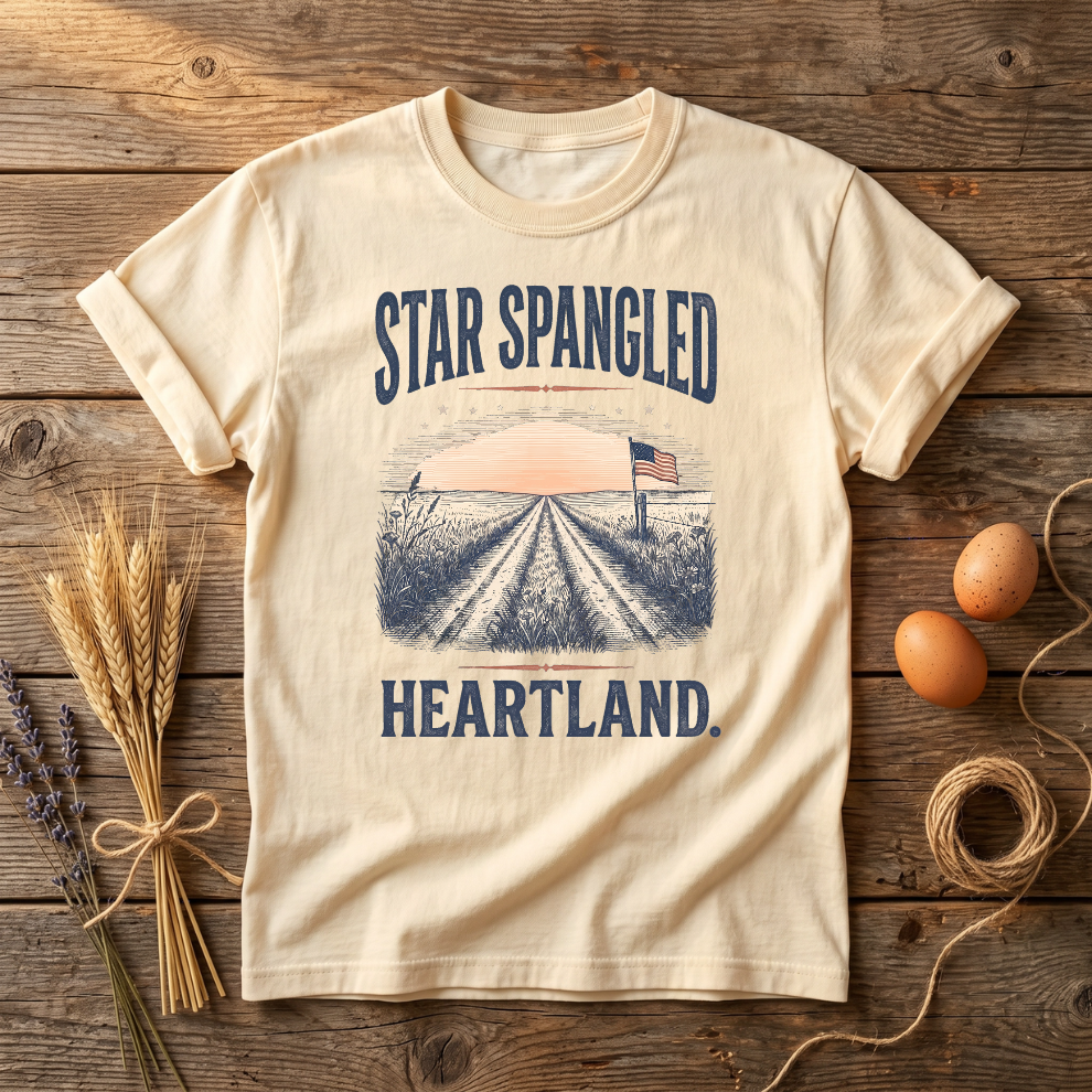 Star Spangled Heartland Unisex T-Shirt