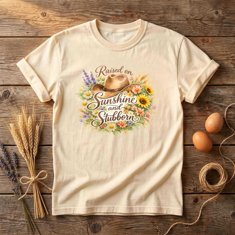 Raised On Sunshine And Stubborn Unisex T-Shirt