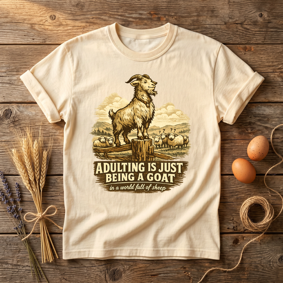 Adulting Is Just Being A Goat Unisex T-Shirt