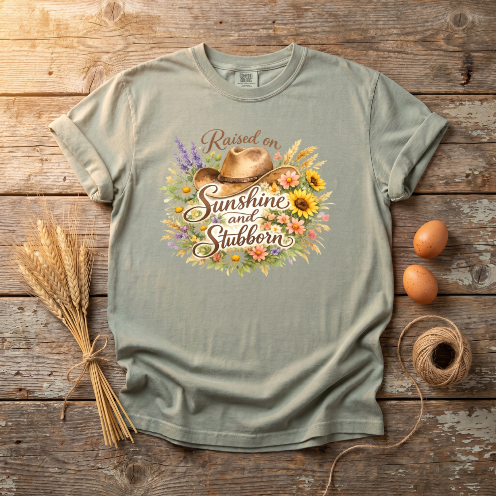 Raised On Sunshine And Stubborn Unisex T-Shirt