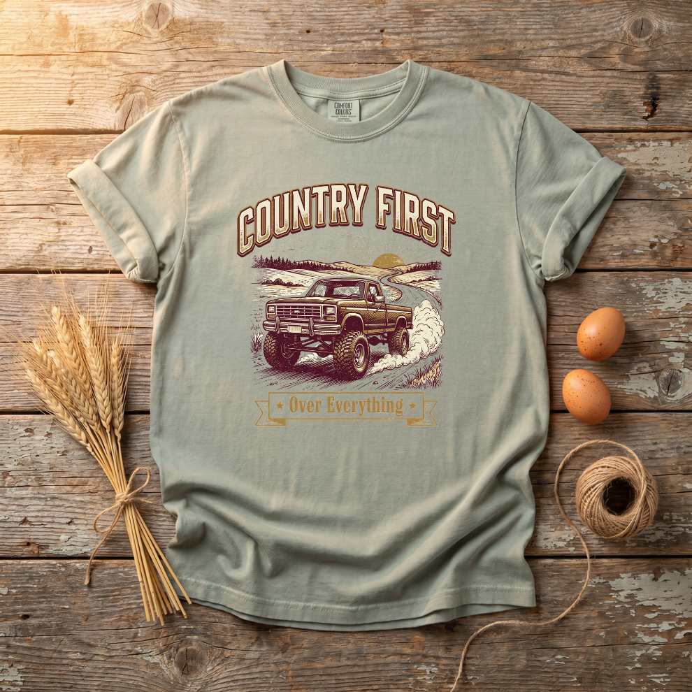 Country First Over Everything Unisex T-Shirt