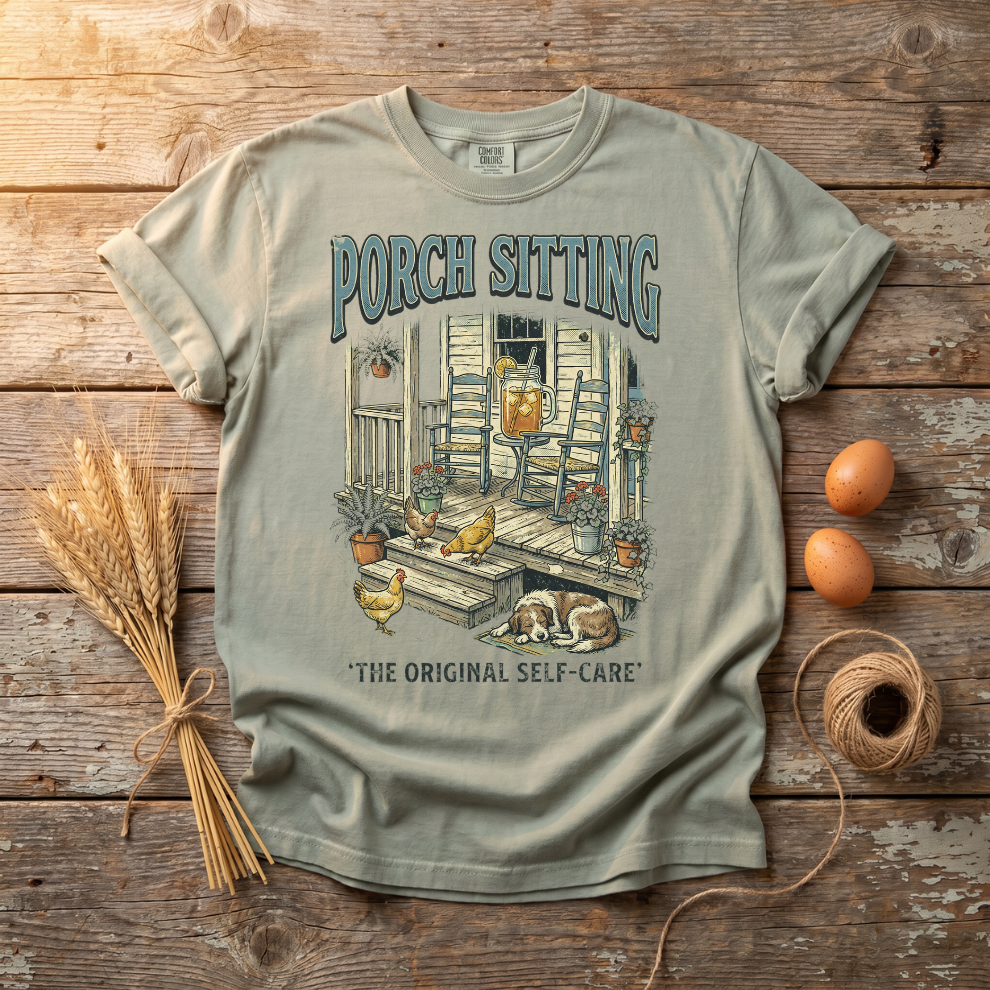 Porch Sitting Unisex T-shirt