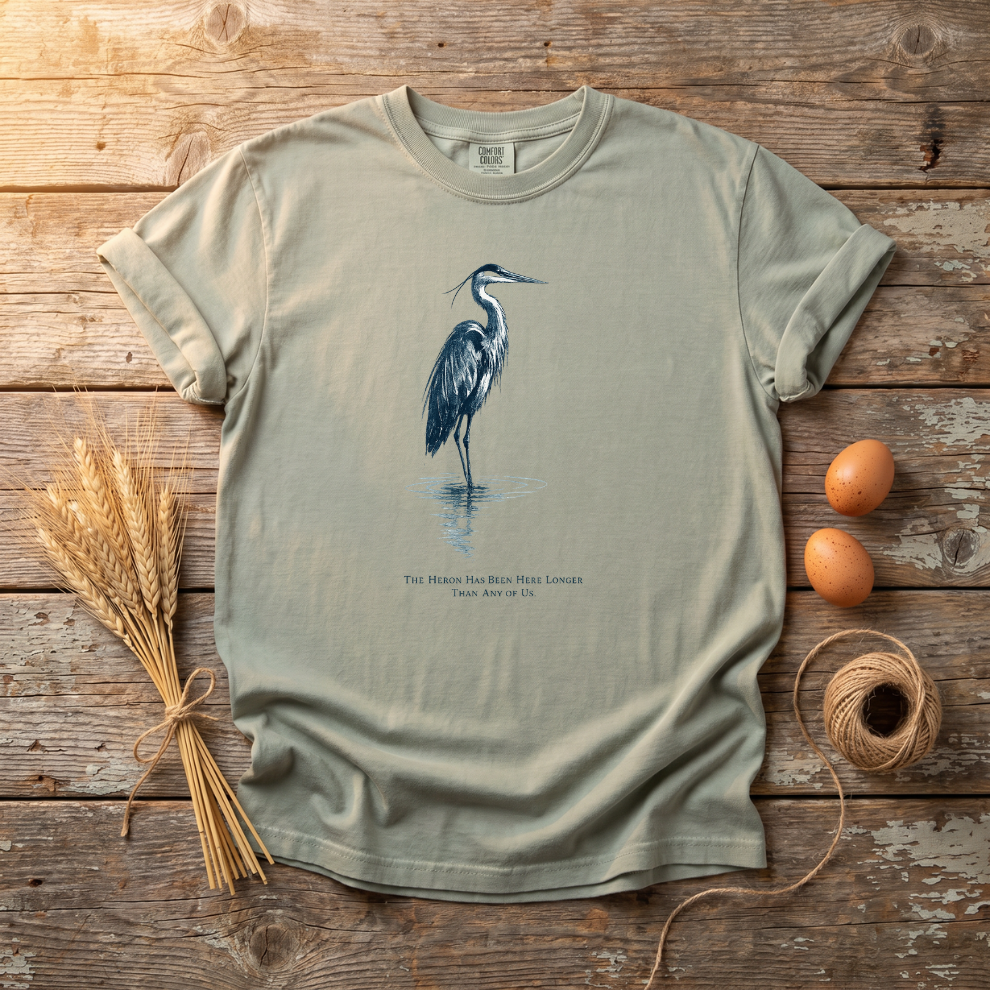 The Heron Has Been Here Longer Unisex T-Shirt