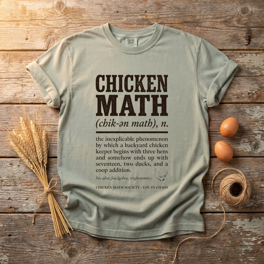 Chicken Math Definition Unisex T-shirt
