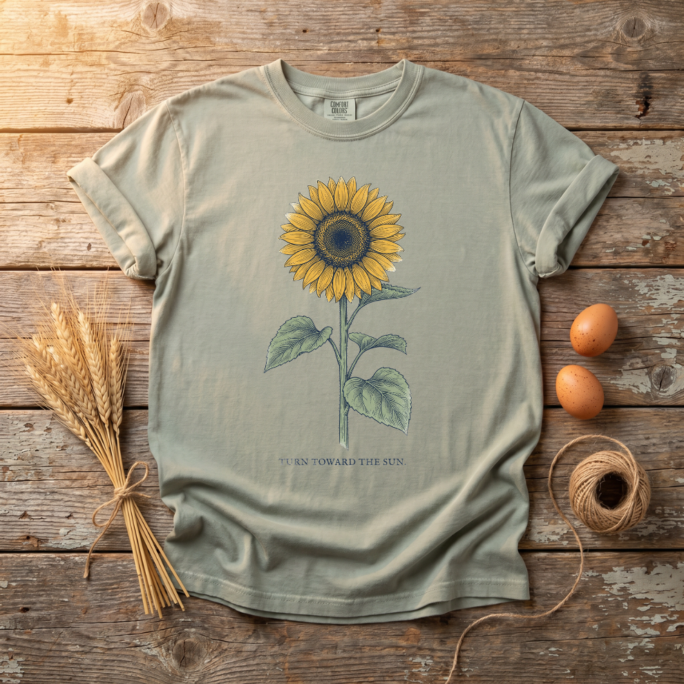 Turn Toward The Sun Sunflower Unisex T-Shirt