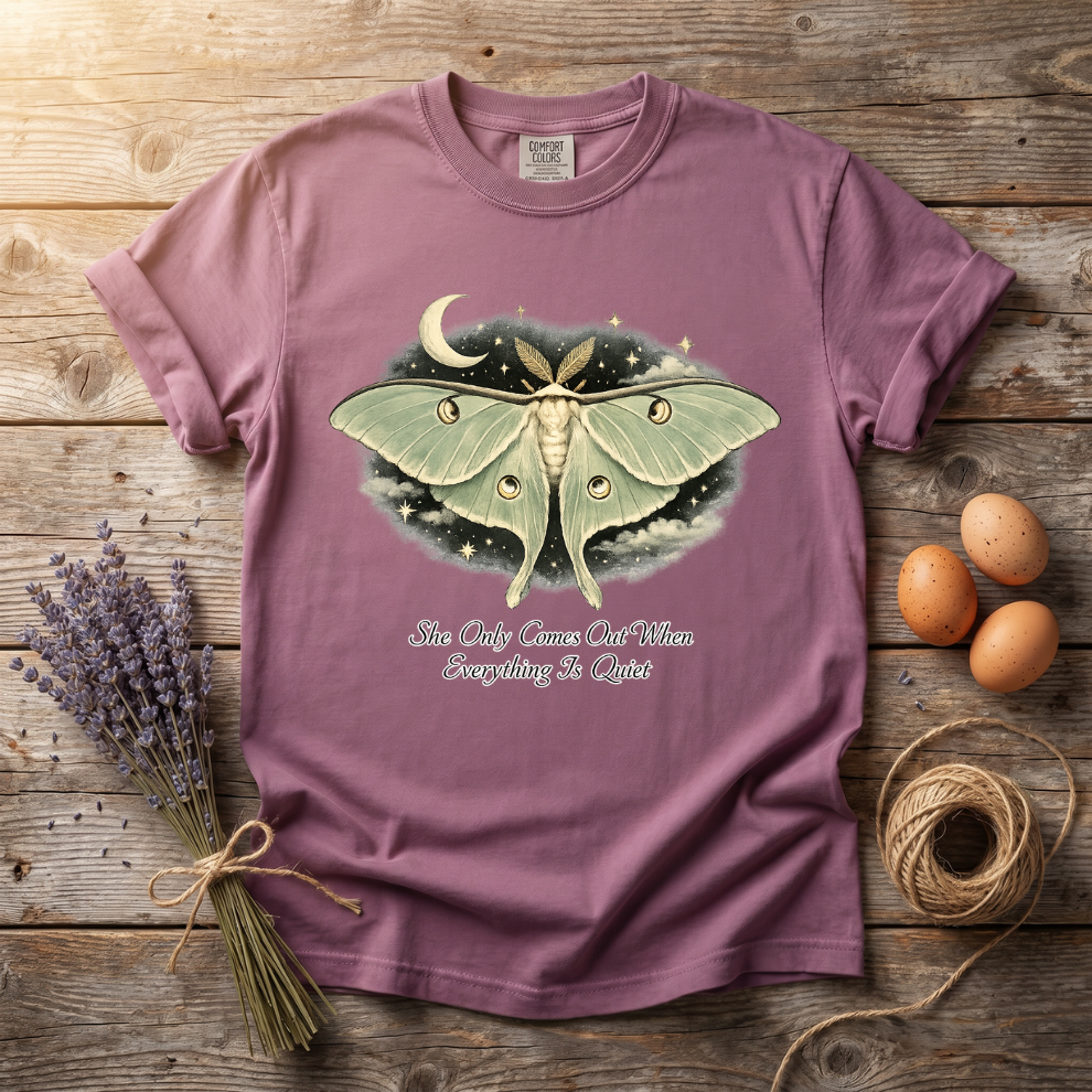 She Only Comes Out When Everything Is Quiet Unisex T-Shirt