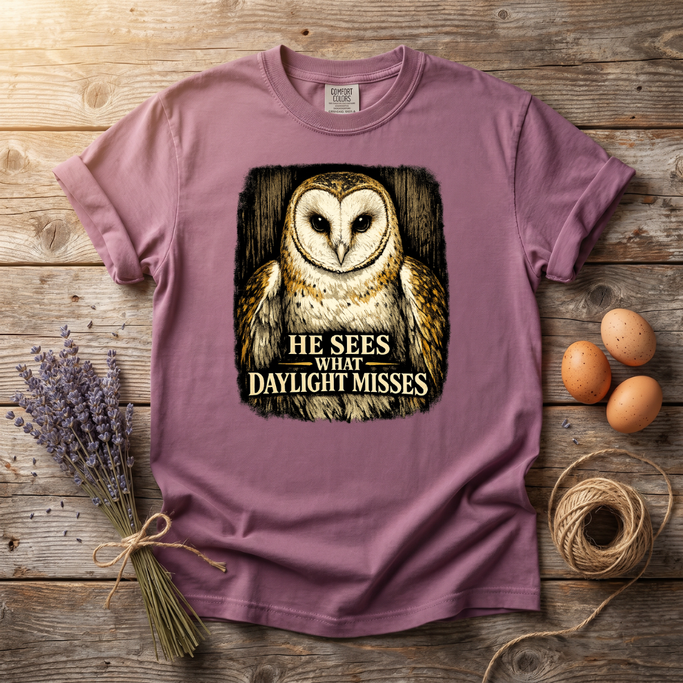 He Sees What Daylight Misses Unisex T-Shirt