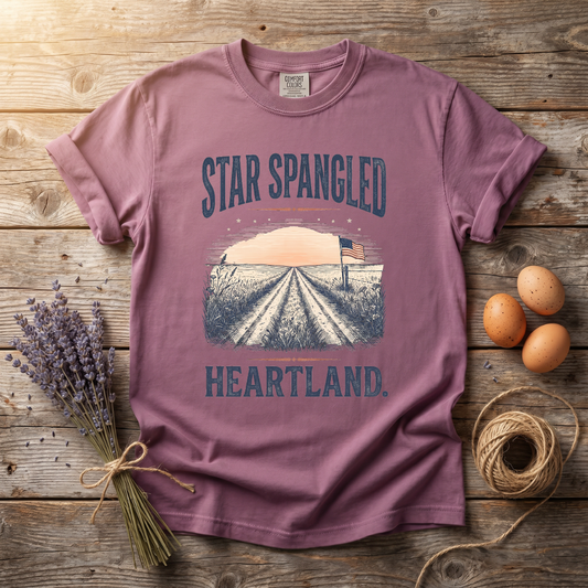 Star Spangled Heartland Unisex T-Shirt