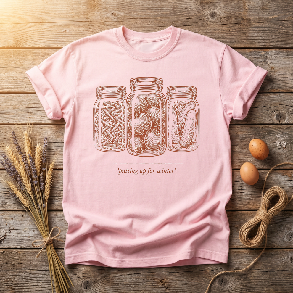 Putting Up For Winter Mason Jar Unisex T-Shirt