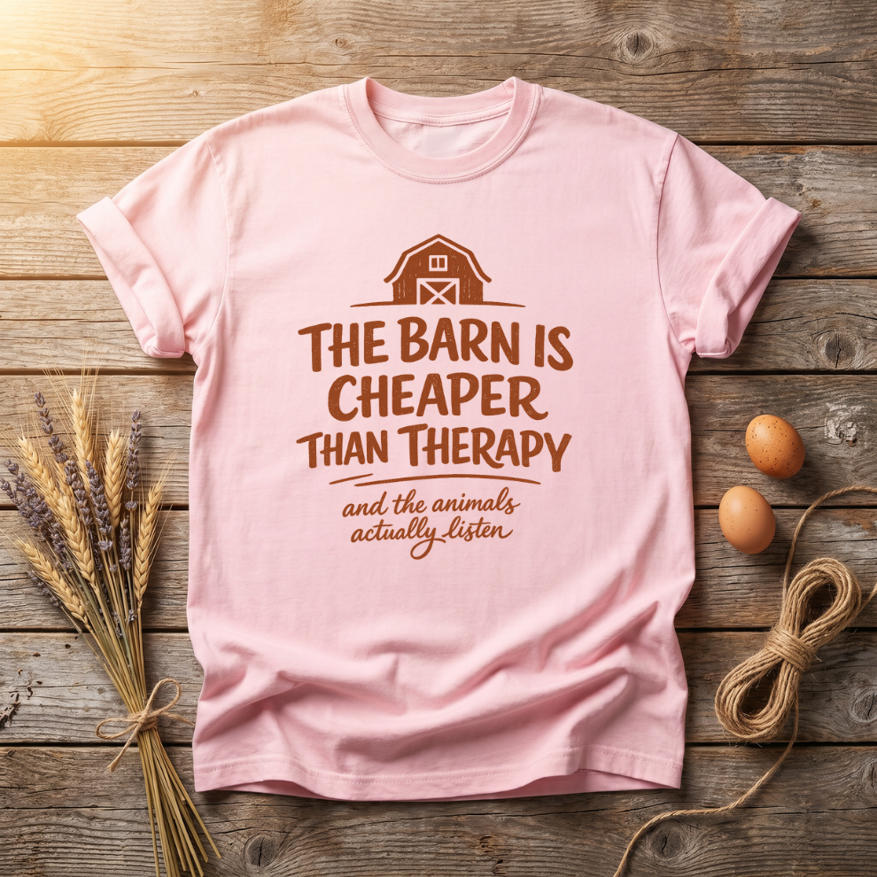 The Barn Is Cheaper Than Therapy Unisex T-Shirt