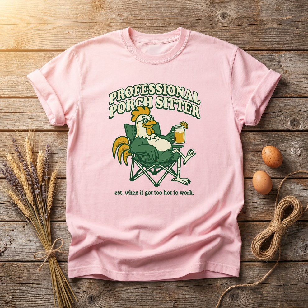 Professional Porch Sitter Unisex T-Shirt