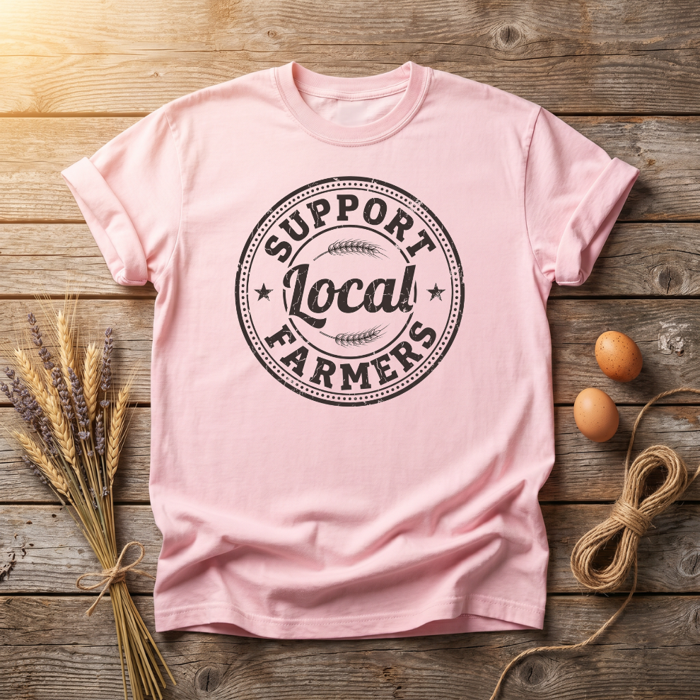 Support Local Farmers Stamp Unisex T-Shirt
