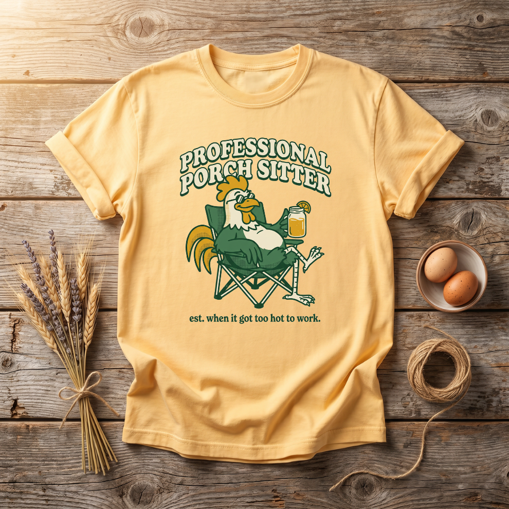 Professional Porch Sitter Unisex T-Shirt