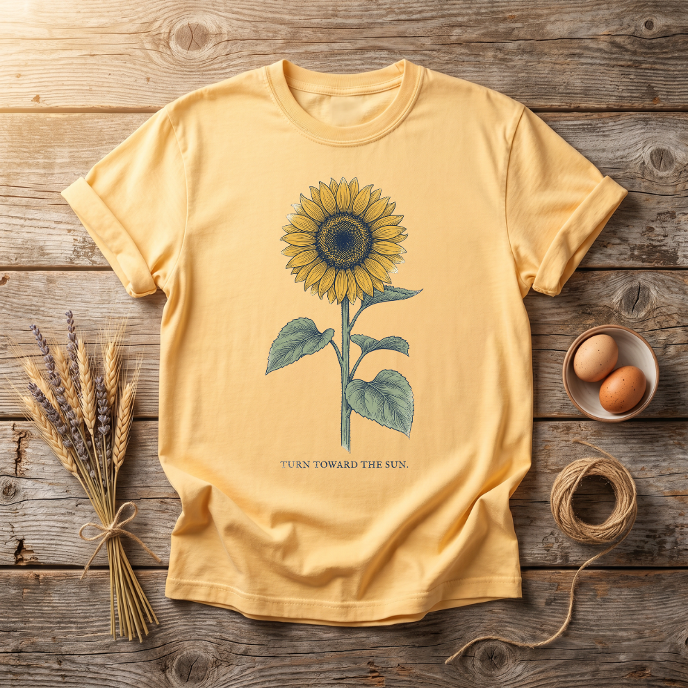Turn Toward The Sun Sunflower Unisex T-Shirt