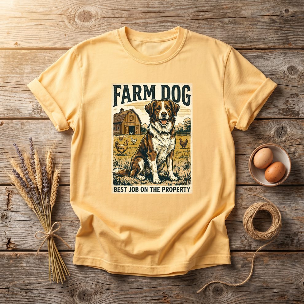 Farm Dog Unsiex T-shirt