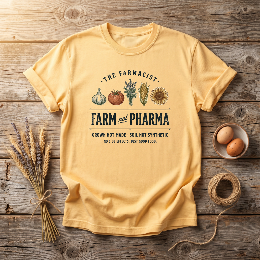 The Farmacist Farm Not Pharma Unisex T-Shirt