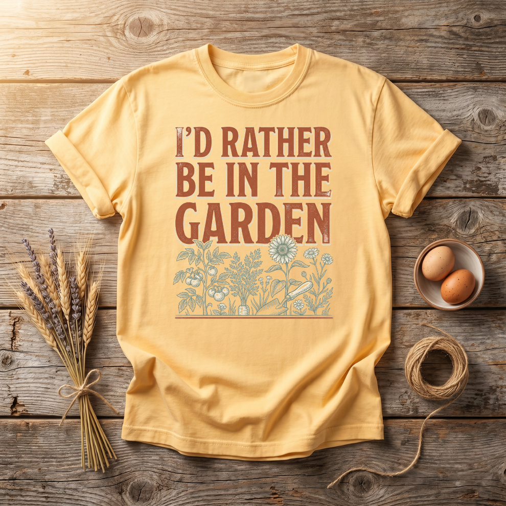 I'd Rather Be In The Garden Unisex T-Shirt