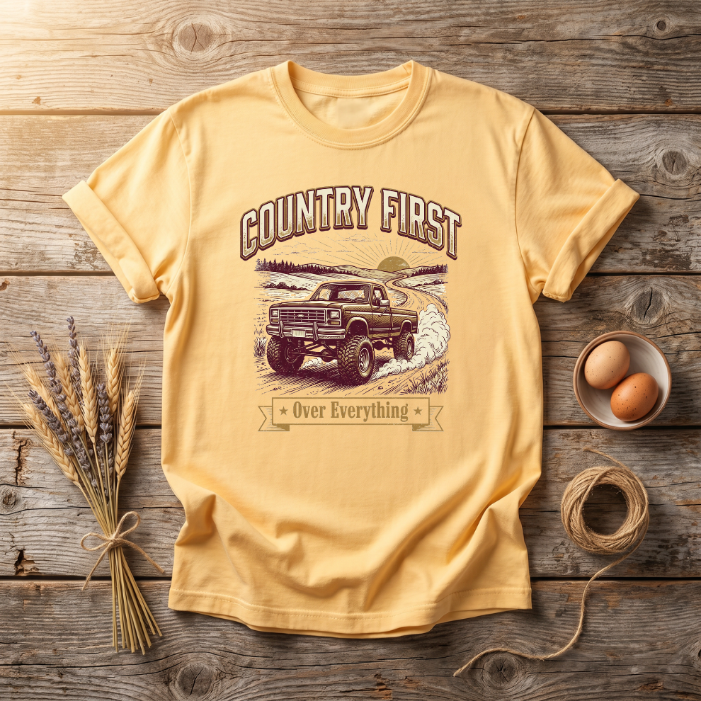 Country First Over Everything Unisex T-Shirt