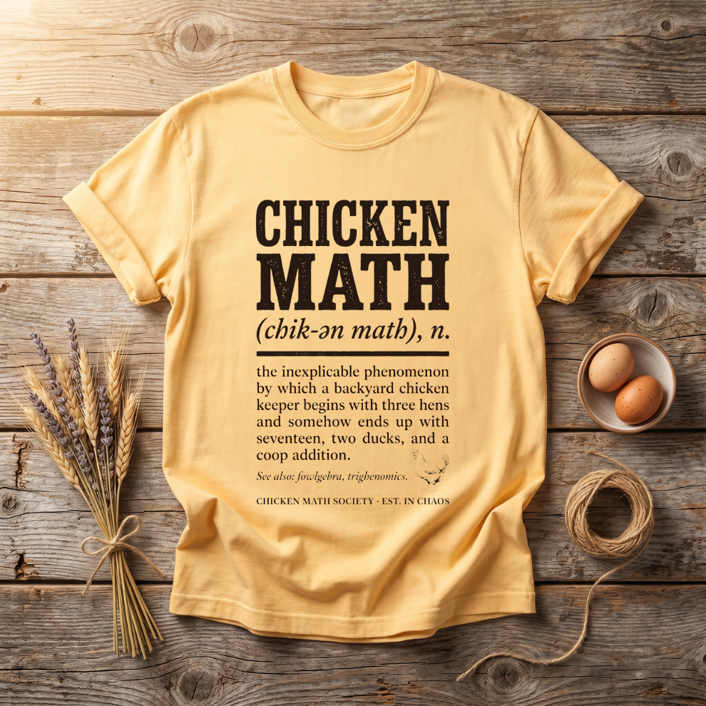 Chicken Math Definition Unisex T-shirt