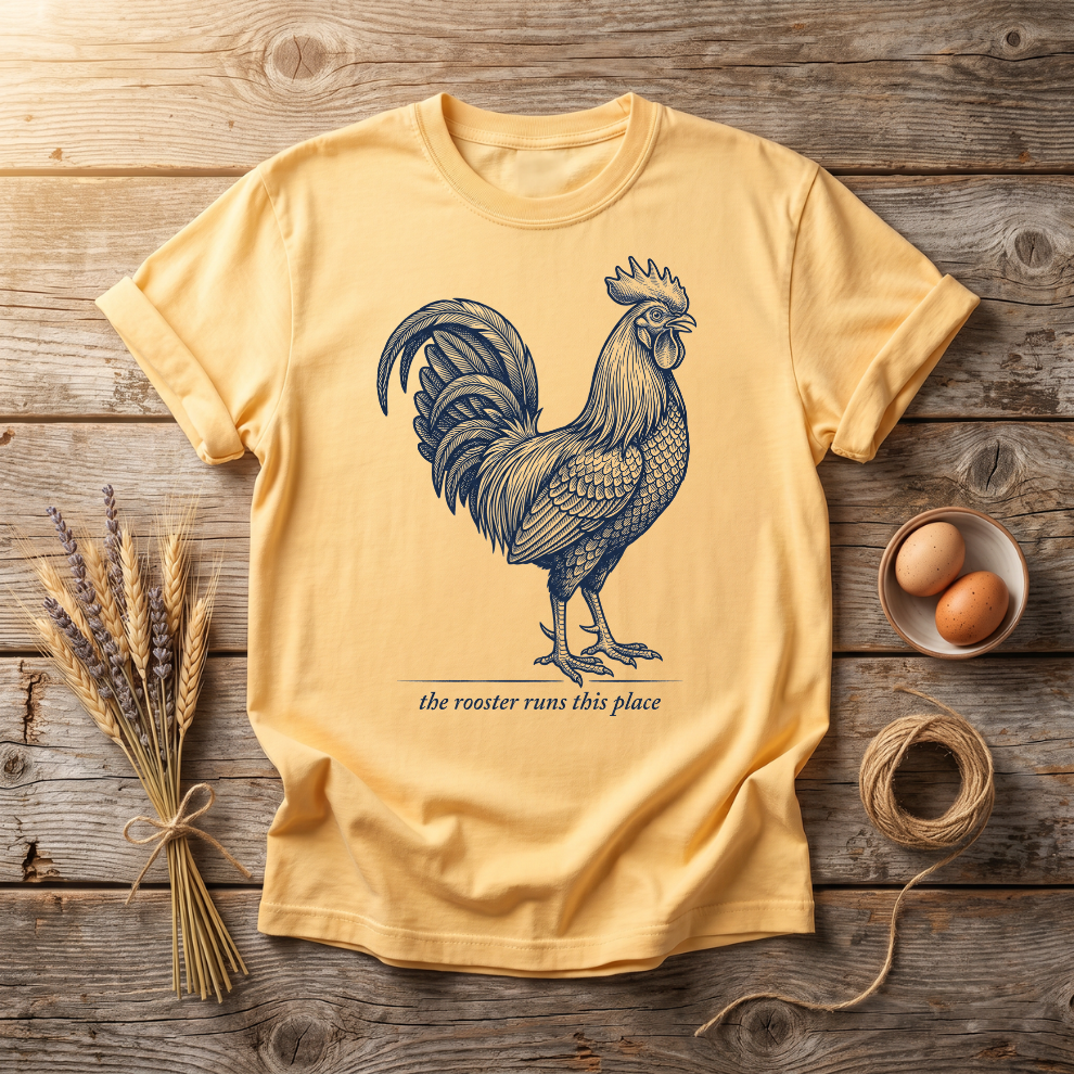 The Rooster Runs This Place Unisex T-Shirt
