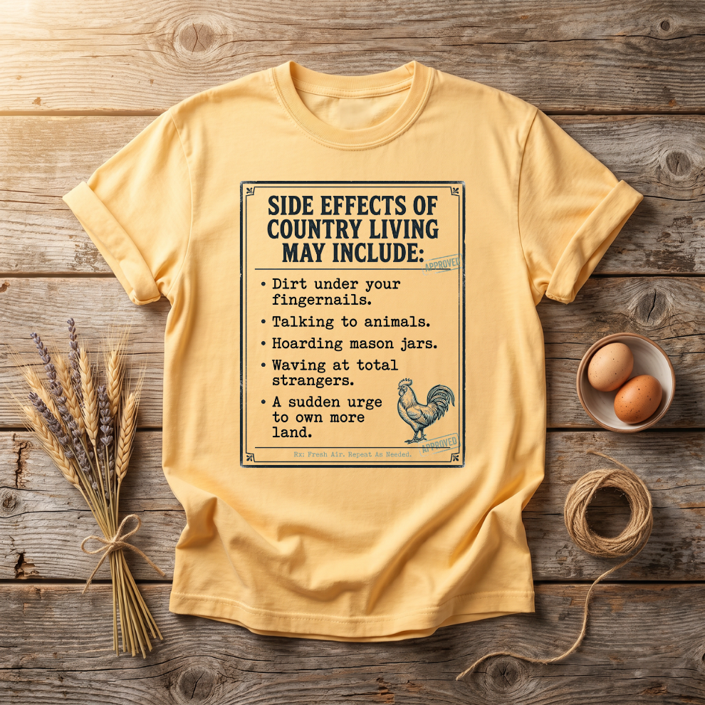 Side Effects of Country Living Unisex T-Shirt