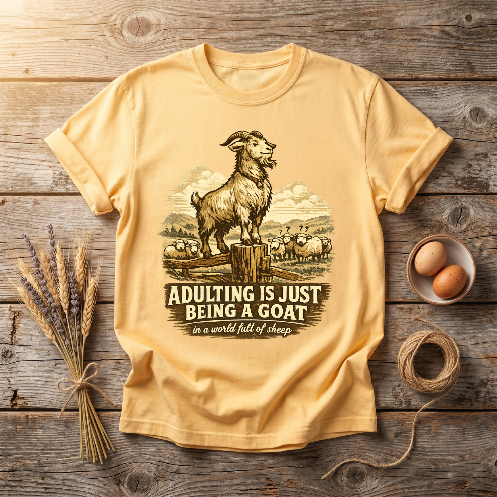 Adulting Is Just Being A Goat Unisex T-Shirt