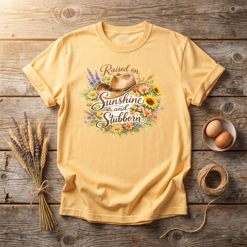 Raised On Sunshine And Stubborn Unisex T-Shirt