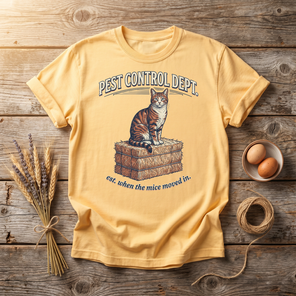 Pest Control Dept Barn Cat Unisex T-Shirt