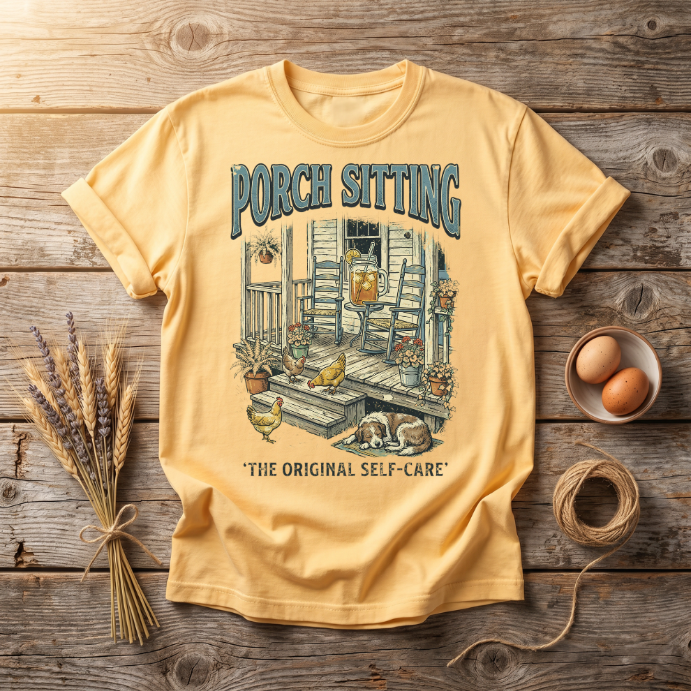 Porch Sitting Unisex T-shirt