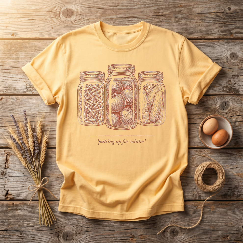 Putting Up For Winter Mason Jar Unisex T-Shirt