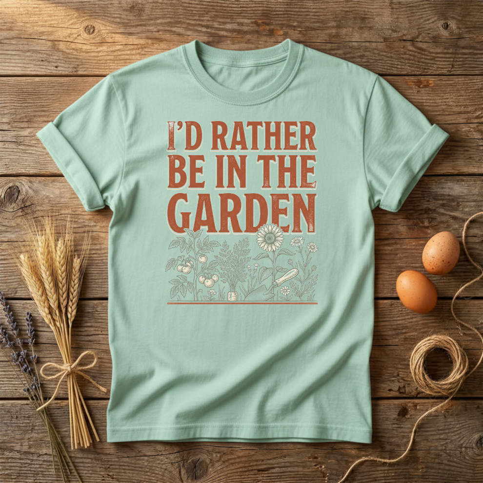 I'd Rather Be In The Garden Unisex T-Shirt