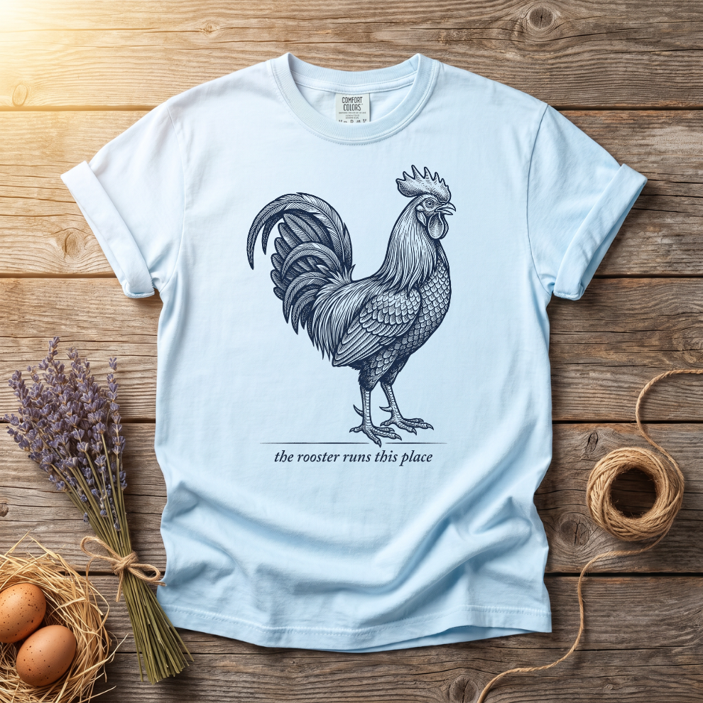 The Rooster Runs This Place Unisex T-Shirt