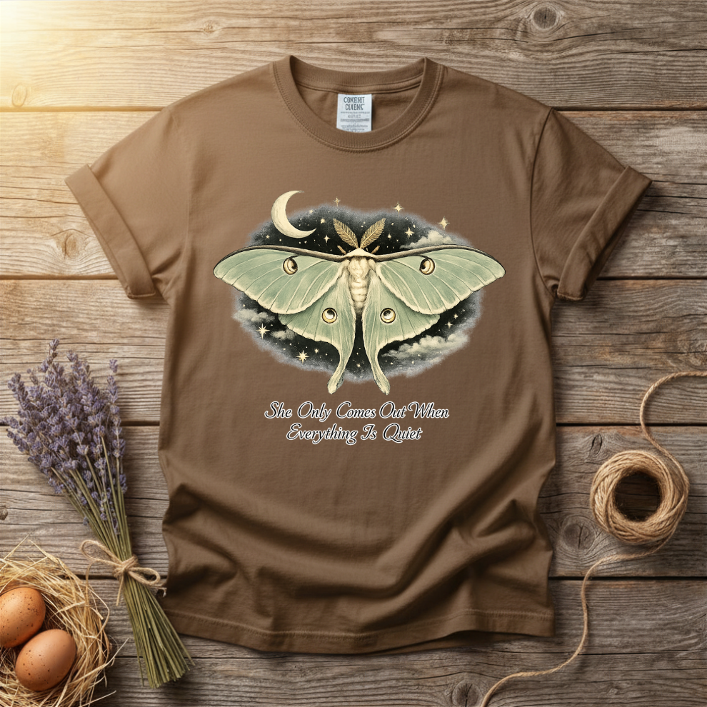 She Only Comes Out When Everything Is Quiet Unisex T-Shirt