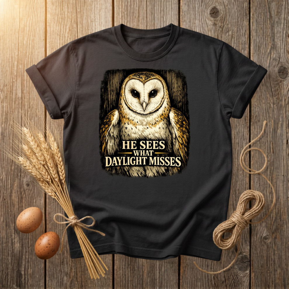He Sees What Daylight Misses Unisex T-Shirt