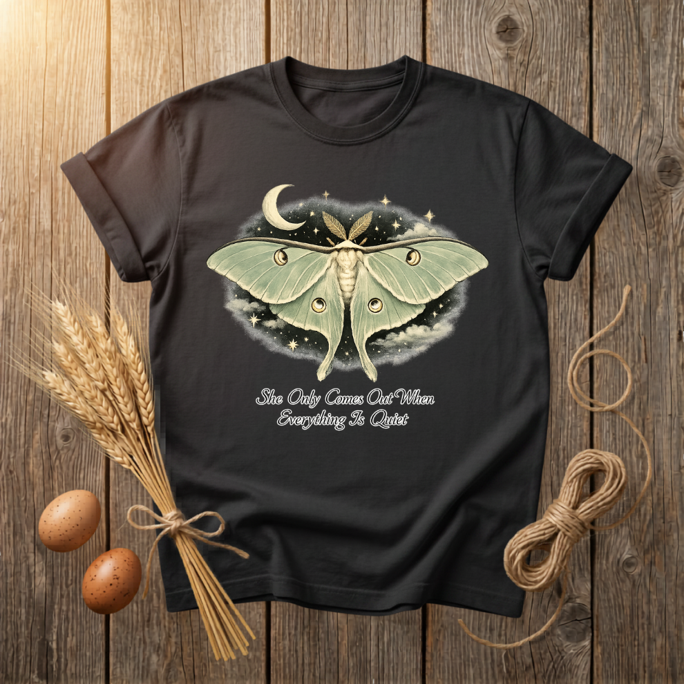 She Only Comes Out When Everything Is Quiet Unisex T-Shirt