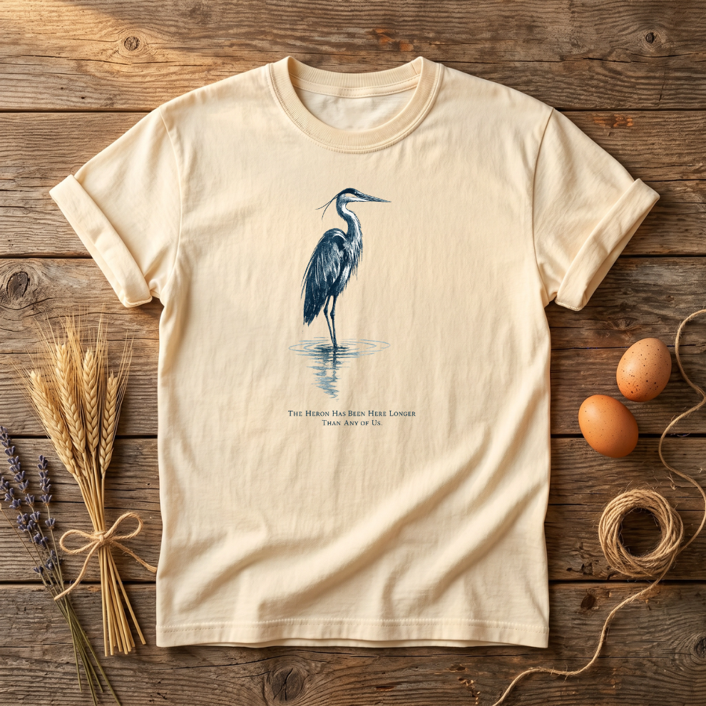 The Heron Has Been Here Longer Unisex T-Shirt