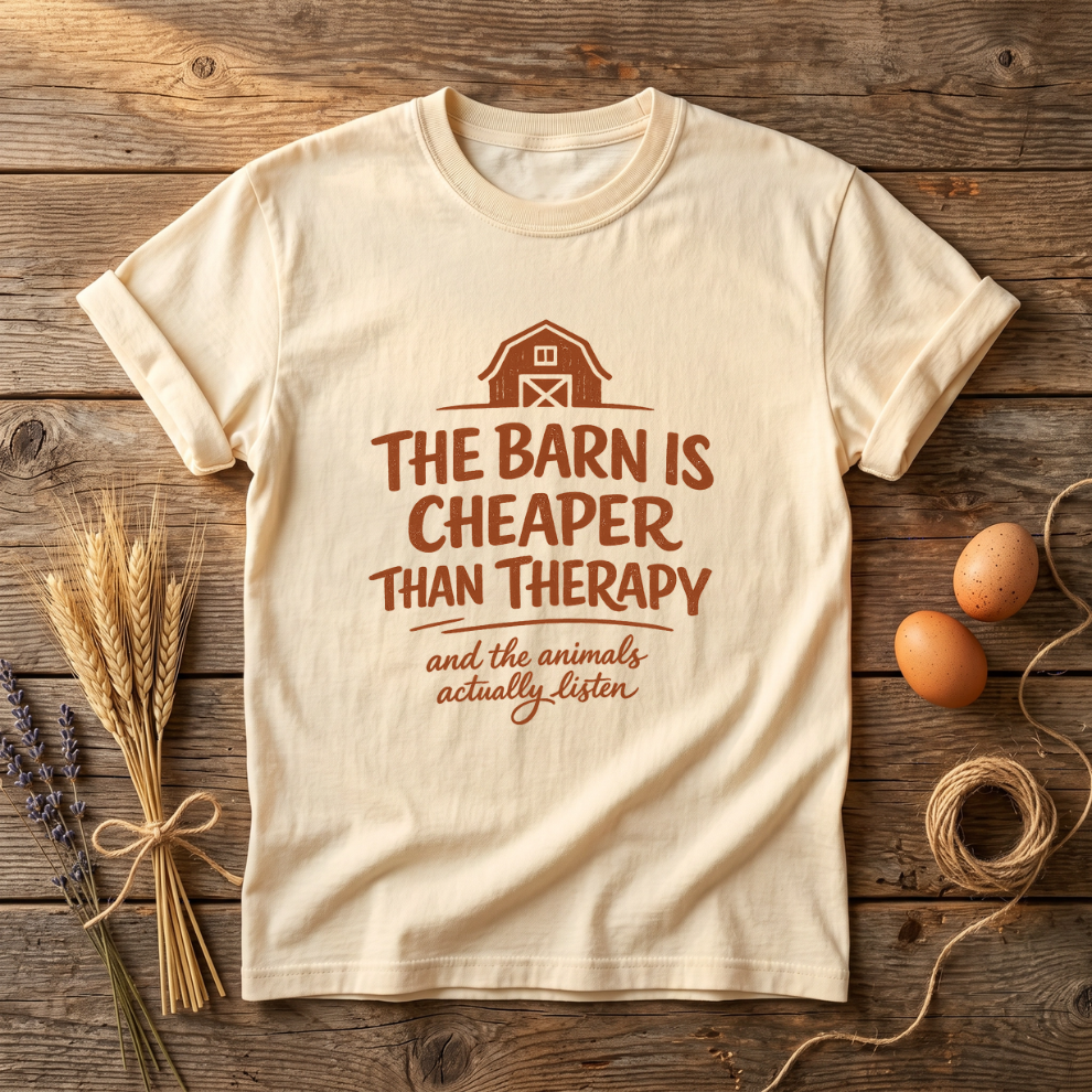 The Barn Is Cheaper Than Therapy Unisex T-Shirt