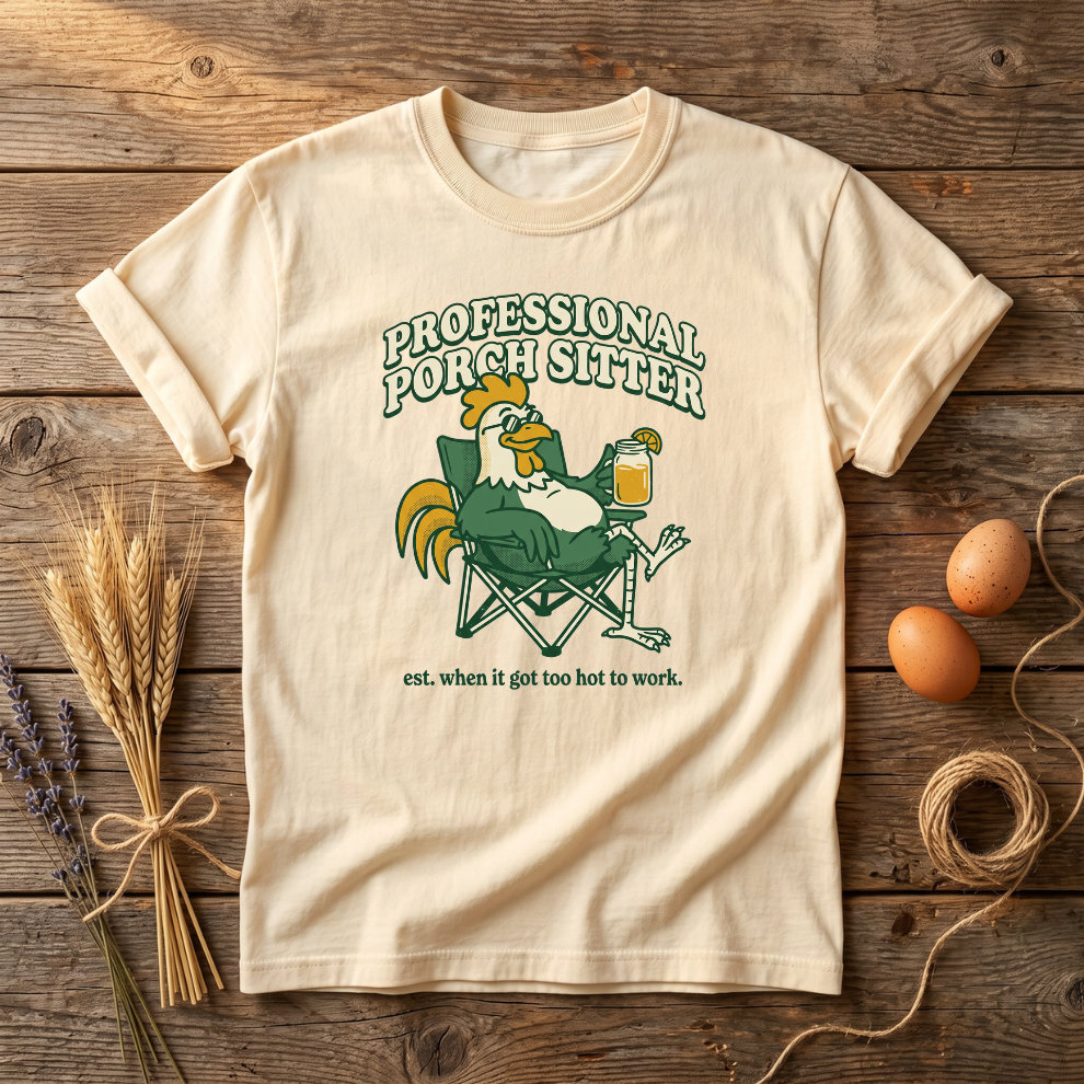 Professional Porch Sitter Unisex T-Shirt