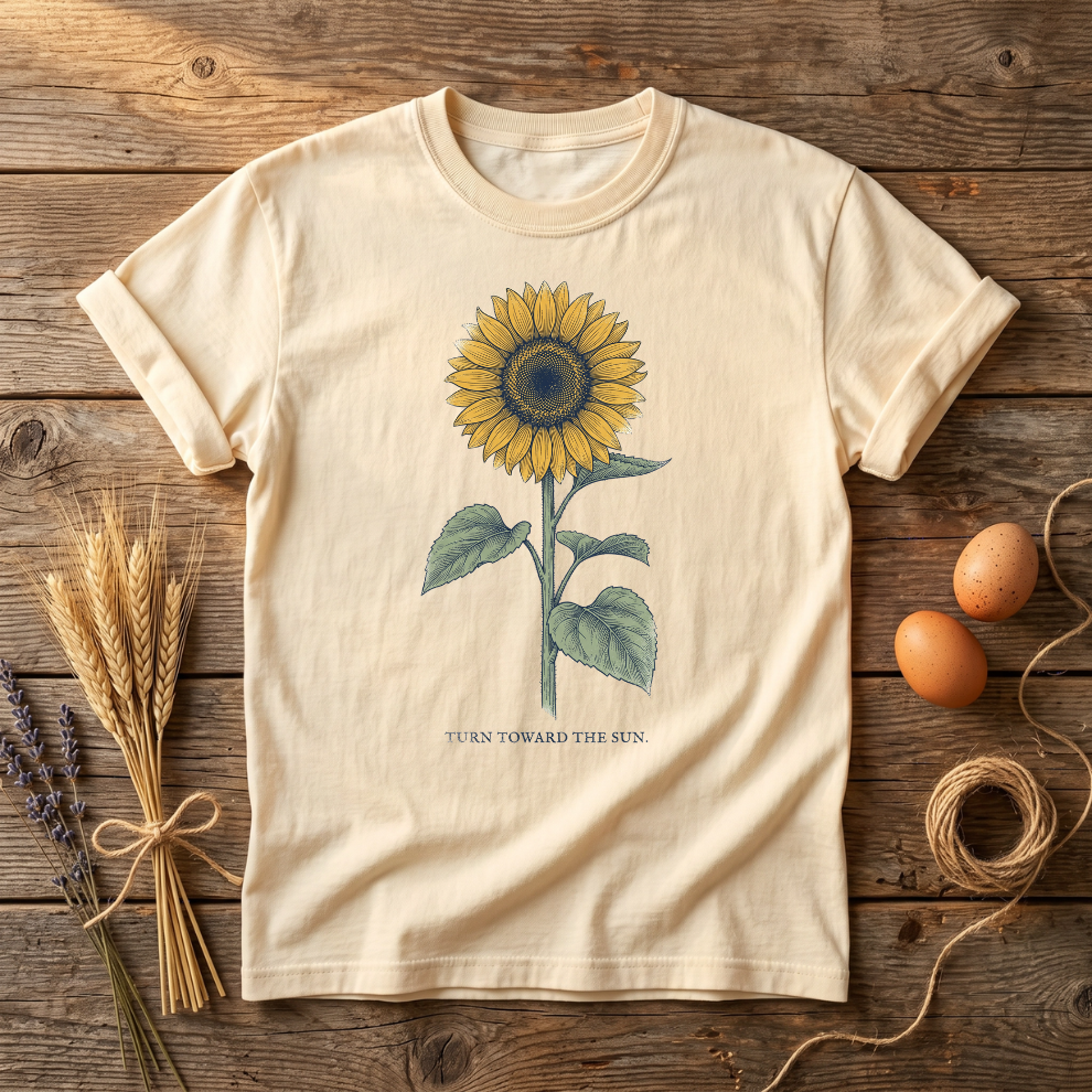 Turn Toward The Sun Sunflower Unisex T-Shirt