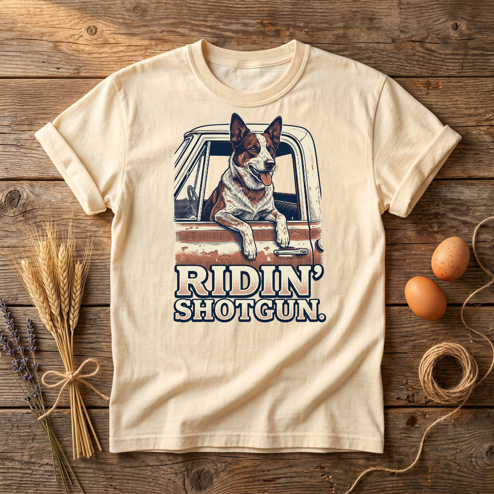 Ridin' Shotgun Heeler Truck Unisex T-Shirt