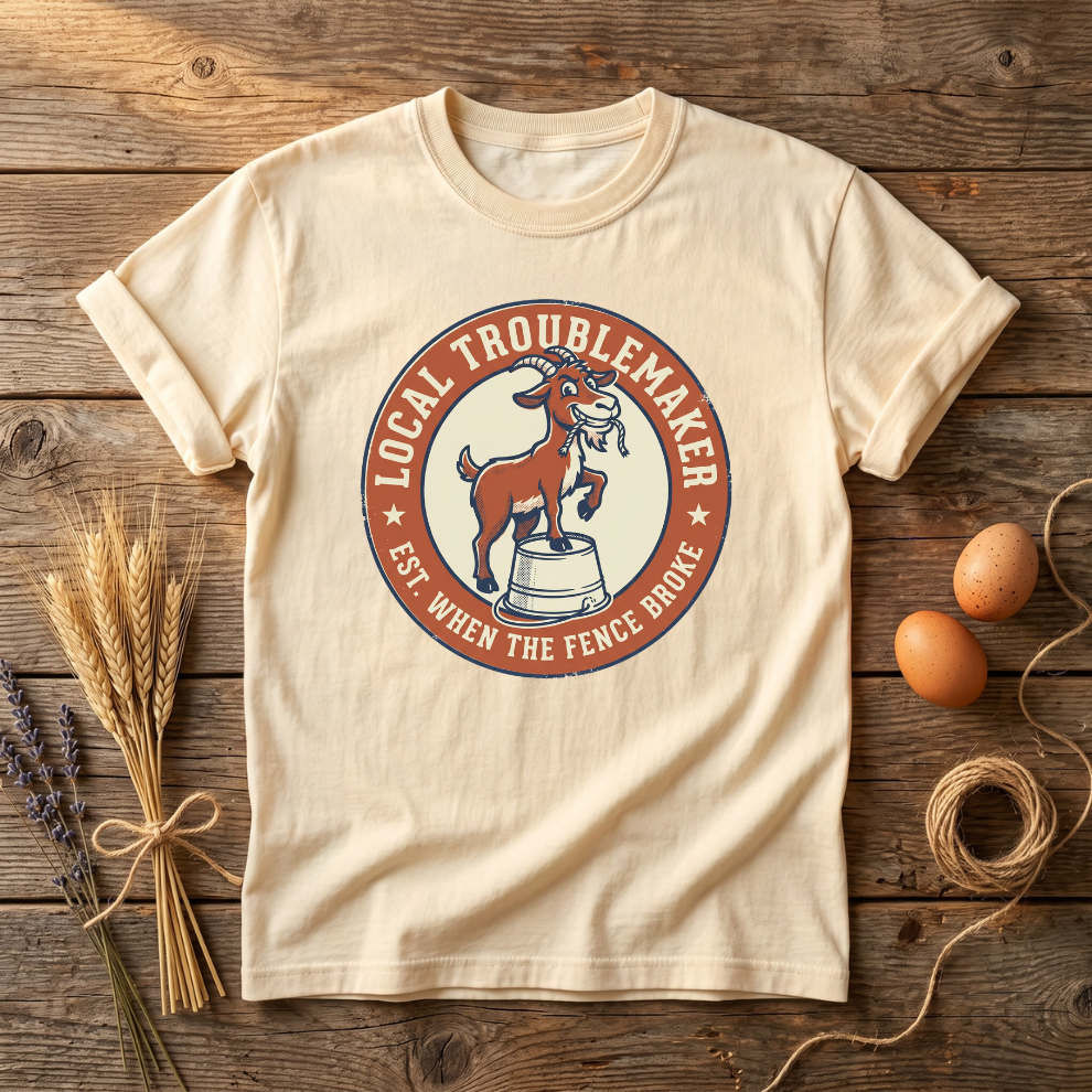 Local Troublemaker Goat Unisex T-Shirt