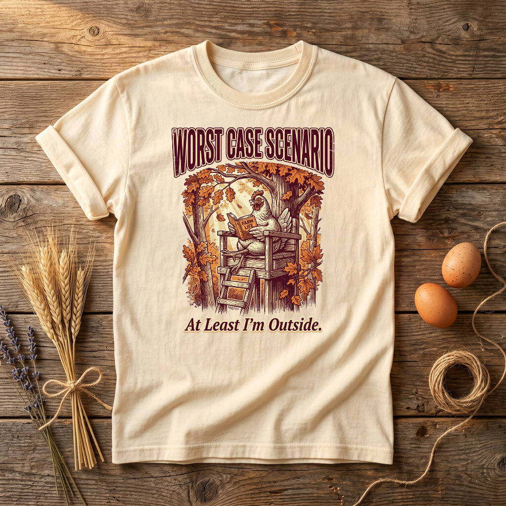 Worst Case Scenario At Least I'm Outside Unisex T-Shirt