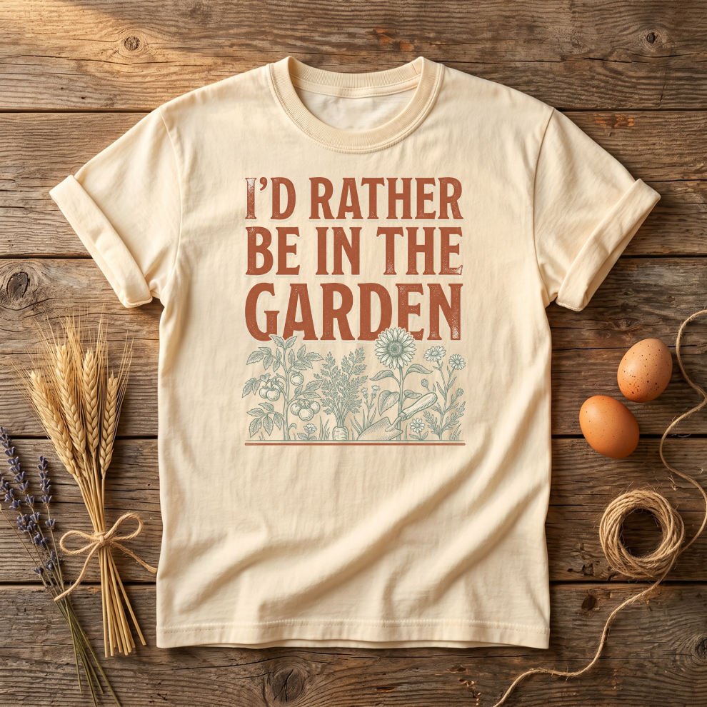 I'd Rather Be In The Garden Unisex T-Shirt
