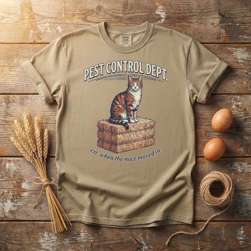 Pest Control Dept Barn Cat Unisex T-Shirt