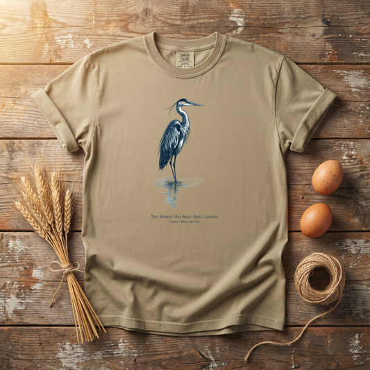 The Heron Has Been Here Longer Unisex T-Shirt