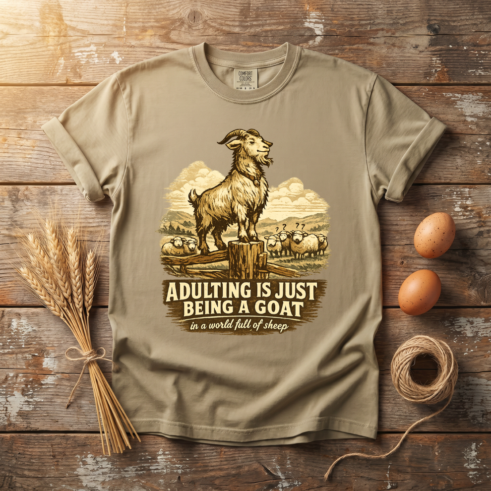 Adulting Is Just Being A Goat Unisex T-Shirt