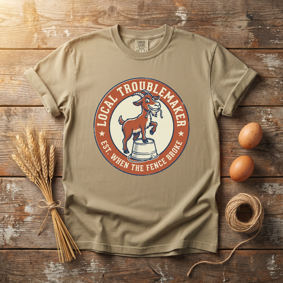 Local Troublemaker Goat Unisex T-Shirt