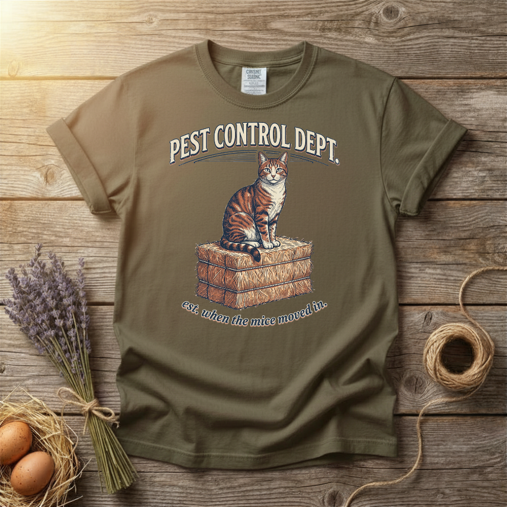 Pest Control Dept Barn Cat Unisex T-Shirt