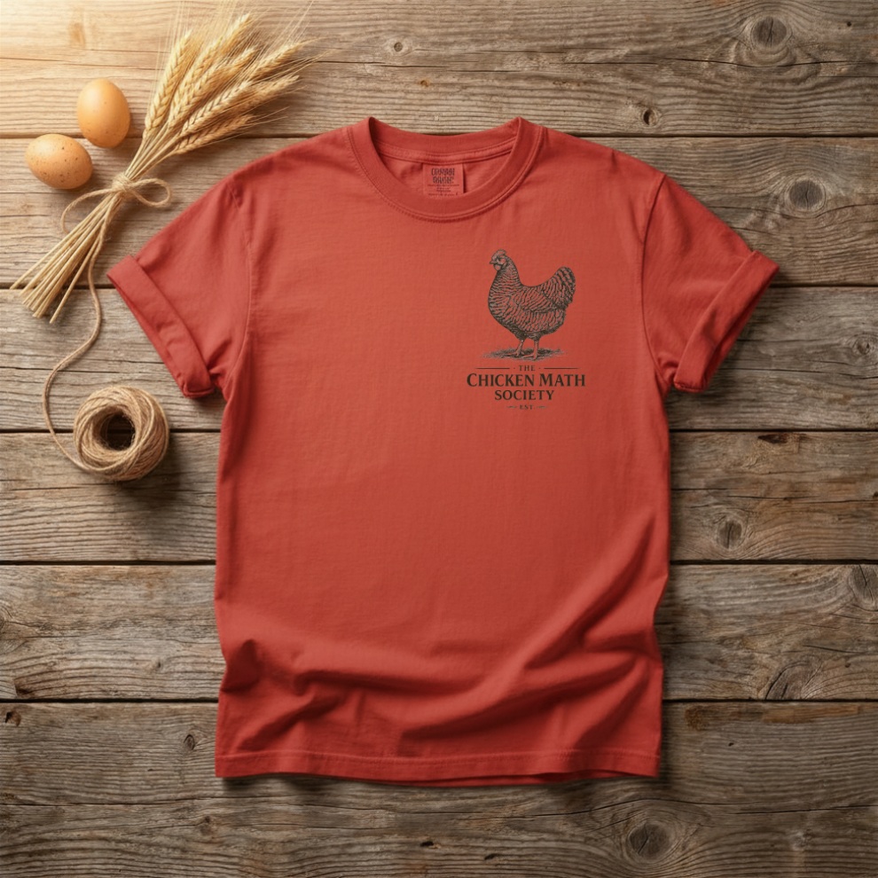 Chicken Math Society Left Chest Logo Unisex T-Shirt